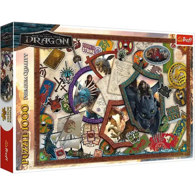 Így neveld a sárkányodat 1000db-os prémium puzzle - Trefl Szuper akció