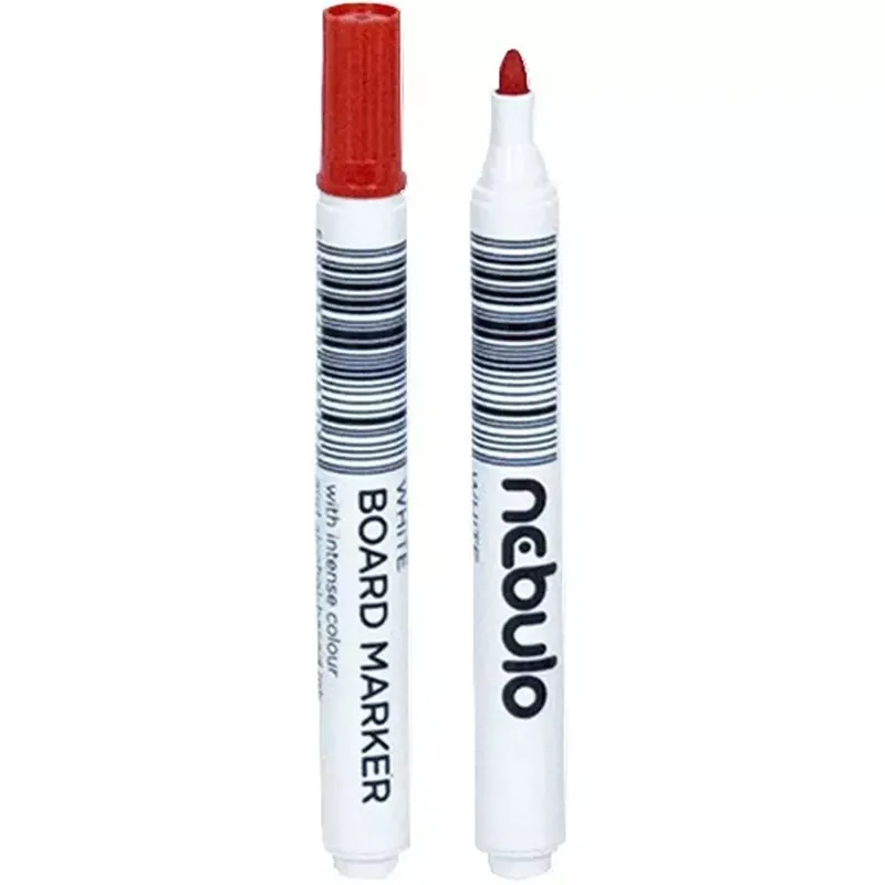 Újdonság Nebulo WhiteBoard marker kúpos hegyű táblafilc piros színben
