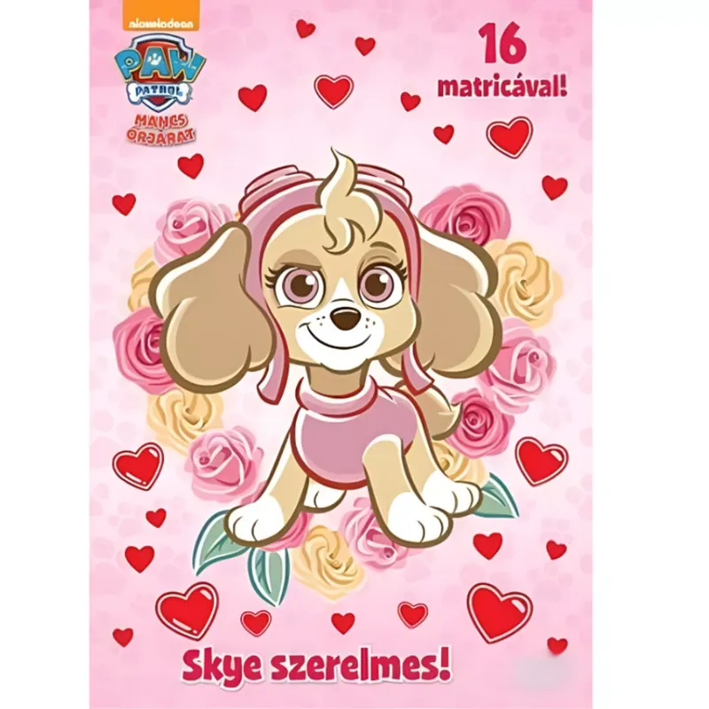 Mancs őrjárat Skye szerelmes! színező füzet matricákkal Szezonális akció