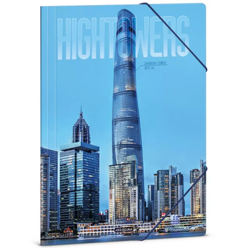 Népszerű Ars Una Hightower-Shanghai tower A/4 gumis dosszié