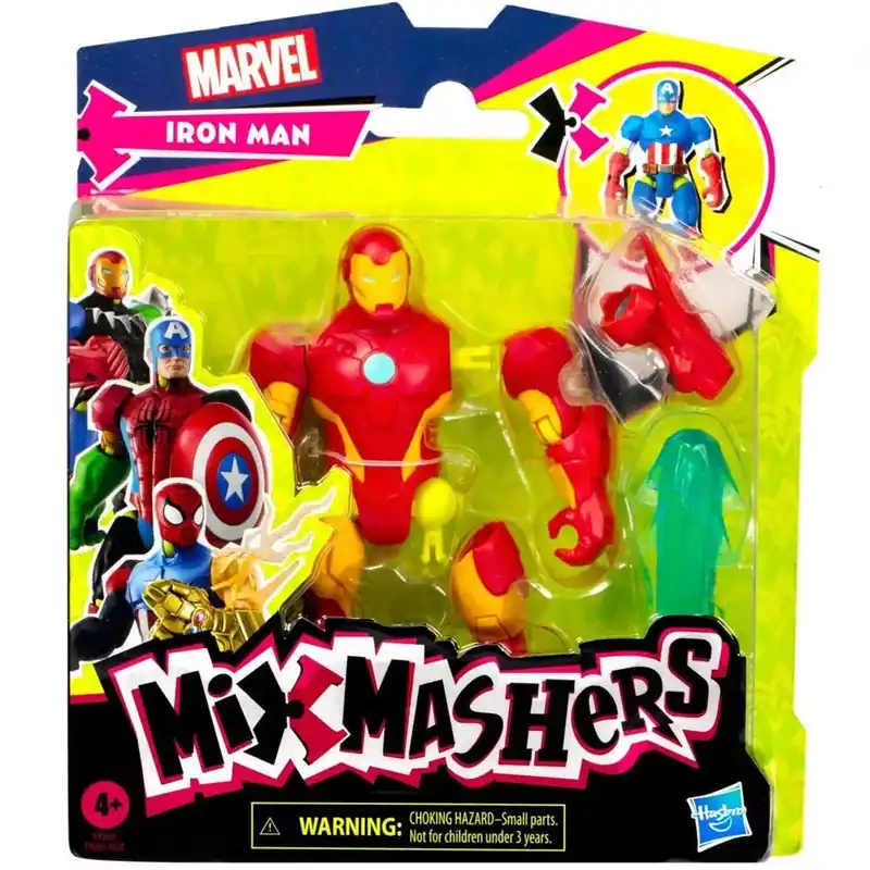 Marvel Mix Mashers Bosszúállók Vasember figura kiegészítőkkel - Hasbro Népszerű