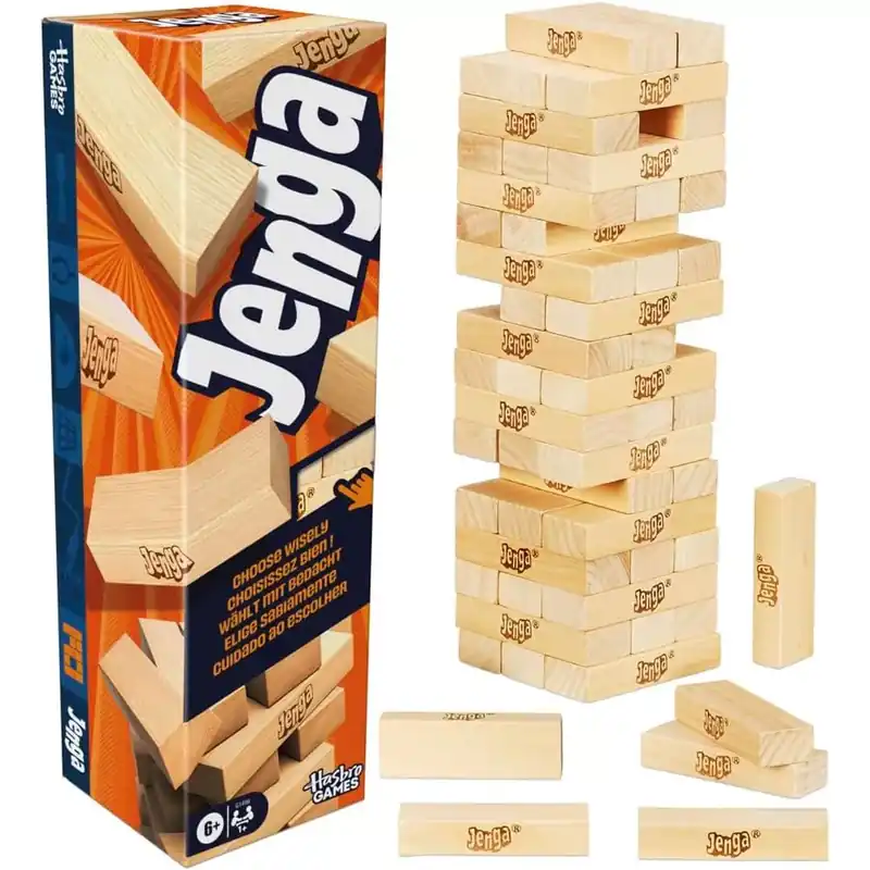 Szuper akció Jenga Classic társasjáték új kiadás - Hasbro