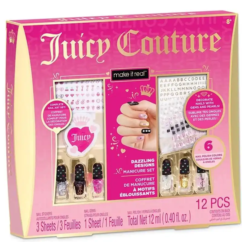 Make It Real Juicy Couture szikrázó körmök manikűr szett Ajánlat