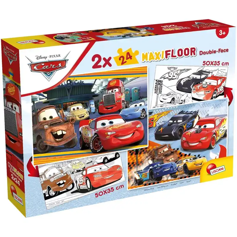 Vedd meg online Verdák 2 az 1-ben 2x24db-os maxi puzzle és színező - Lisciani