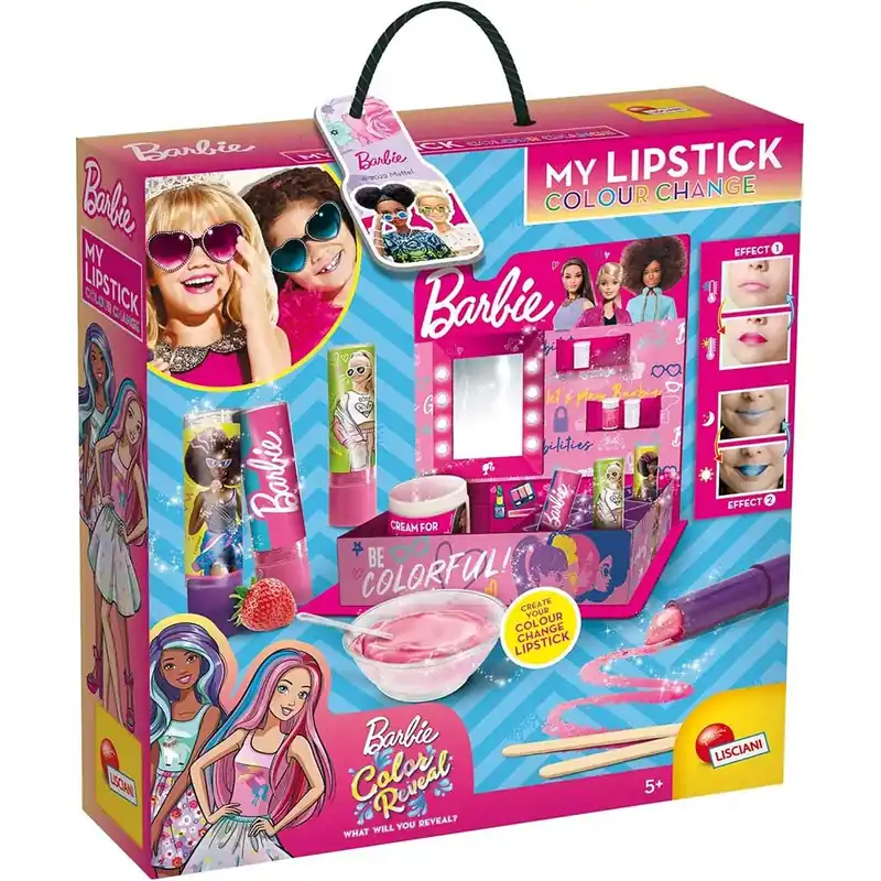 Kedvezményes ár Barbie Színváltós Rúzs varázs szett - Lisciani