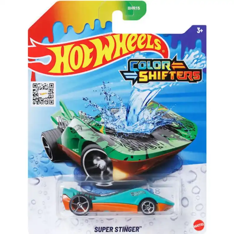 Biztonságos vásárlás Hot Wheels Super Stinger kék-zöld színváltós kisautó 1/64 - Mattel