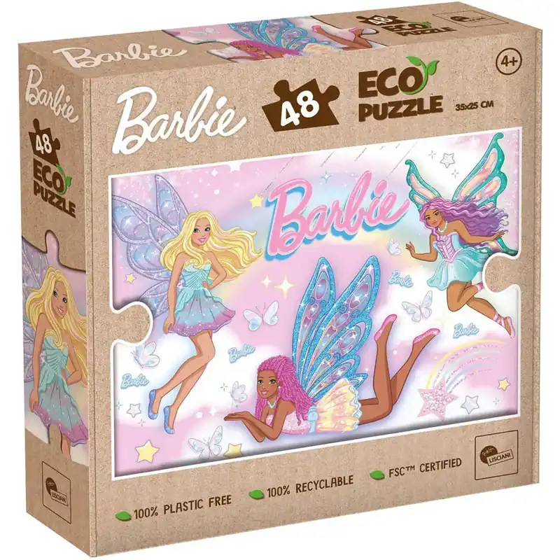 Szuper ajánlat Barbie tündéri barátnők 48db-os Eco mini puzzle 35x25cm - Lisciani