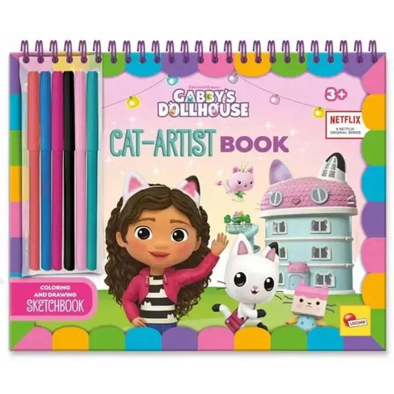 Gabi babaháza Cat-Artist színező könyv - Lisciani Árengedmény