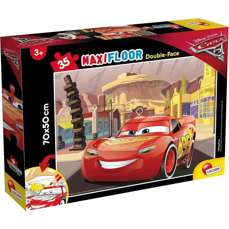 Verdák 2 az 1-ben maxi 35db-os puzzle és színező 70x50cm - Lisciani Vásárlói kedvenc