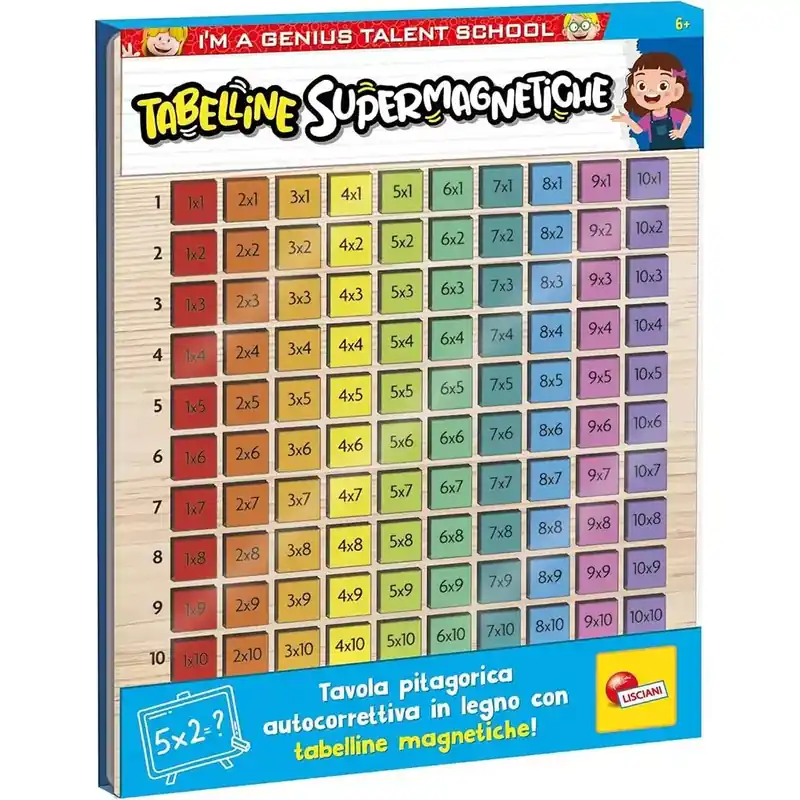 Rendeld meg most I‘m Genius Mágneses szorzótábla - Lisciani
