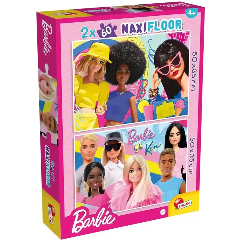 Barbie és barátai 2x60db-os maxi padló puzzle 50x35cm - Lisciani Vedd meg most