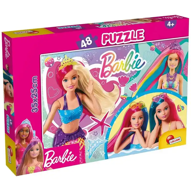 Kedvezményes ár Barbie mágikus sellő barátok 48db-os puzzle 35x25cm - Lisciani