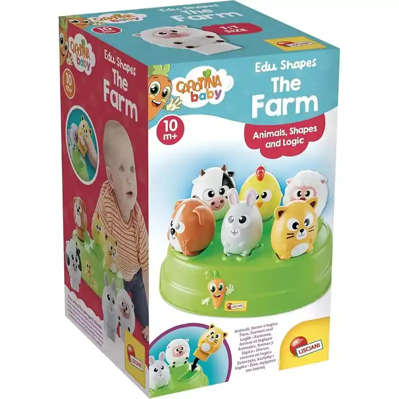Carotina baby Farm állatos formaillesztő játék - Lisciani Szezonális akció