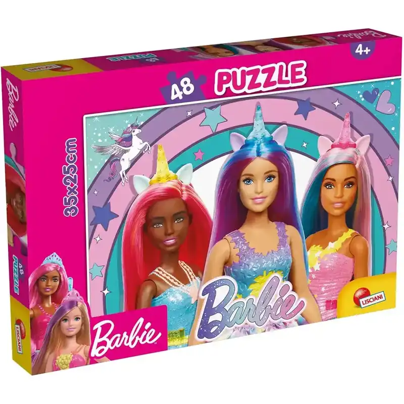 Barbie mágikus unikornis 48db-os puzzle 35x25cm - Lisciani Szezonális akció