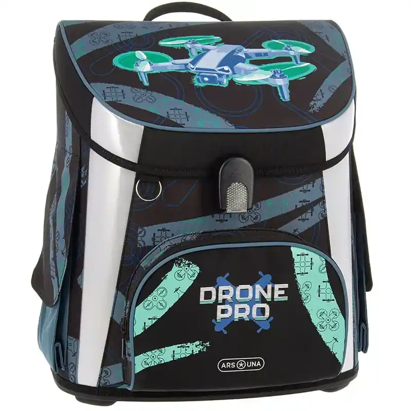 Ars Una Drone Pro kompakt ergonomikus mágneszáras iskolatáska, hátizsák 33x41x24cm Olcsóbb