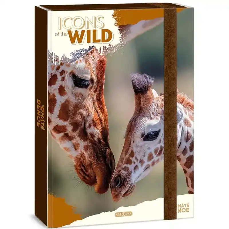 Ars Una Icons of the Wild Giraffes A/4 füzetbox Árengedmény