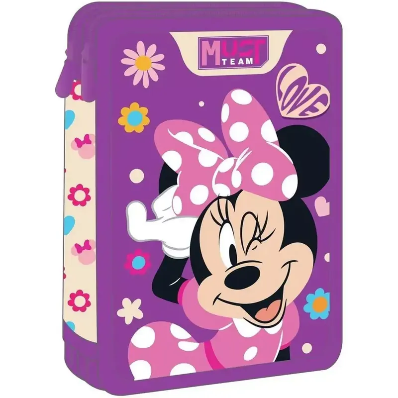 Luna Minnie Love 2 szintes töltött tolltartó Szuper akció
