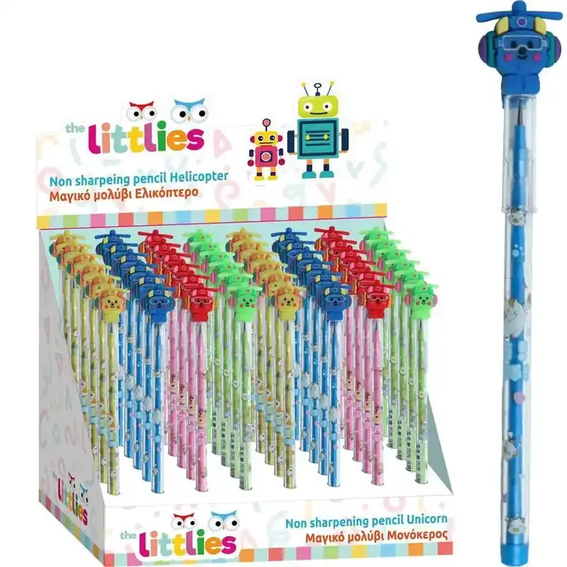 Luna The Littlies tolóbetétes ceruza helikopteres többféle – 1 db Exkluzív ajánlat