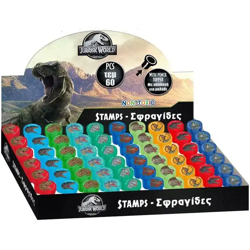 Luna Jurassic World dinós ceruzavég nyomda többféle változatban 1db Outlet