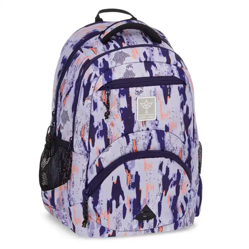 Legkelendőbb Ars Una Camouflage ergonomikus iskolatáska, hátizsák 33x45x24cm