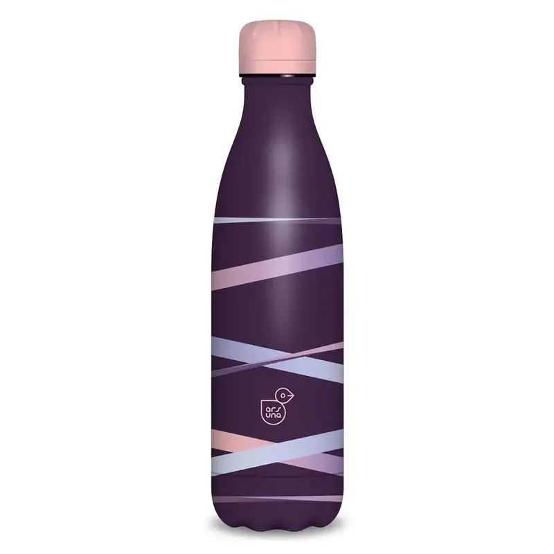 Exkluzív ajánlat Ars Una Ribbon purple duplafalú fémkulacs 500ml