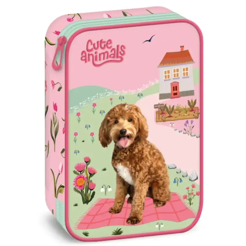 Ars Una Cute Animals Doggie többszintes tolltartó Prémium