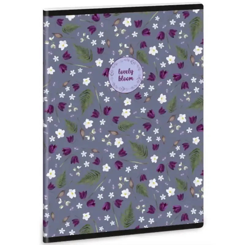 Különleges ajánlat Ars Una Lovely Bloom Bluebells extra kapcsos füzet A/5