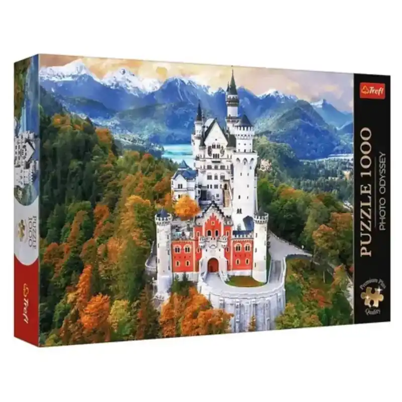 Neuschwanstein Photo Odyssey 1000db-os prémium puzzle - Trefl Biztonságos fizetés