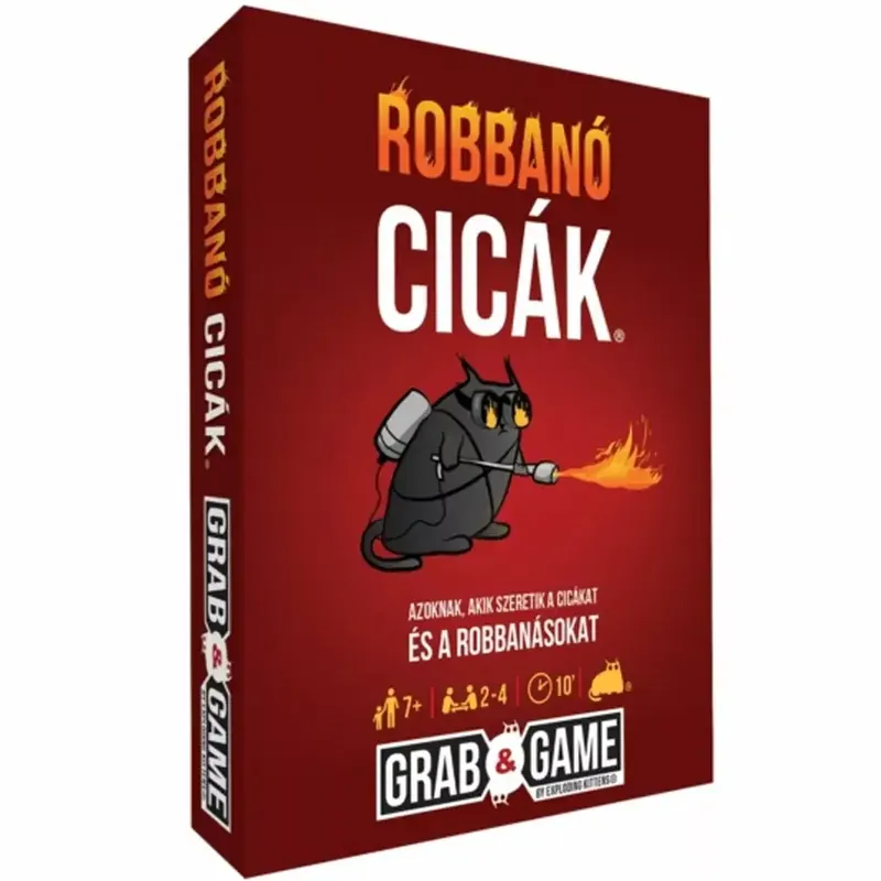 Robbanó cicák mini társasjáték Exkluzív ajánlat