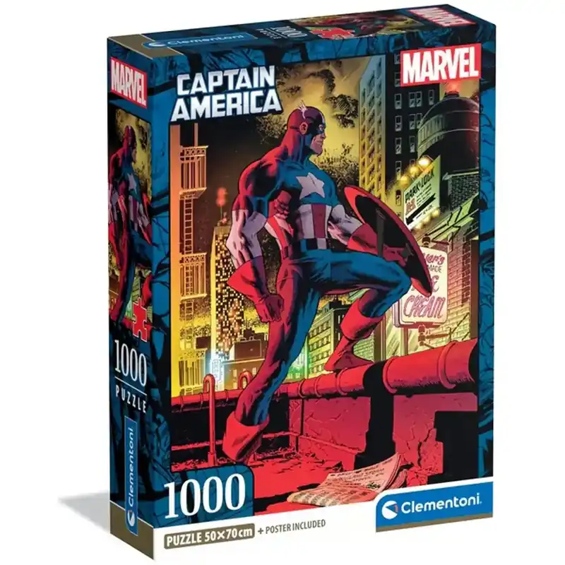 Marvel Amerika kapitány 1000db-os puzzle - Clementoni Ne maradj le