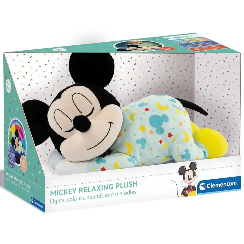 Mickey egér alvó interaktív plüssfigura - Clementoni Alacsony ár