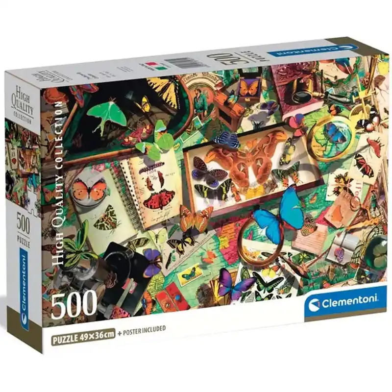A lepkegyűjtő 500db-os HQC kompakt puzzle - Clementoni Prémium