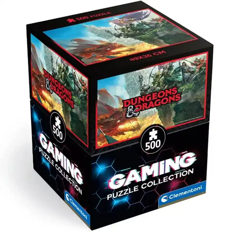 Nézd meg most Dungeons Dragons – Lángok földje 500db-os puzzle - Clementoni