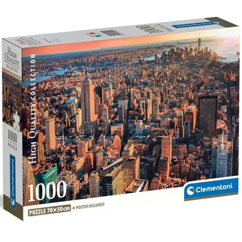 New York épületei 1000db-os HQC puzzle - Clementoni Legnépszerűbb