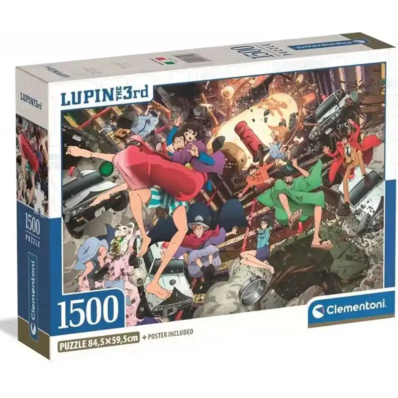 Lupin the 3rd 1500db-os compact puzzle - Clementoni Biztonságos vásárlás