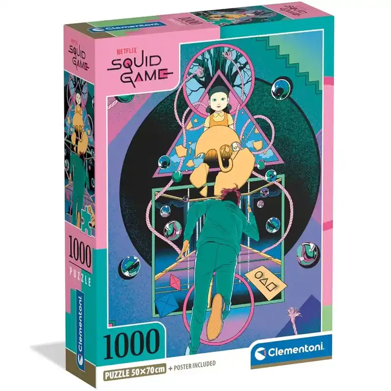 Squid Game 2 Nyerd meg az életed 1000db-os puzzle - Clementoni Kedvezményes ár