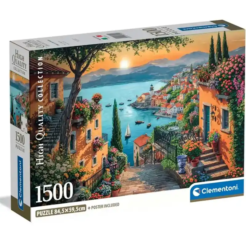 Kedvezmény Séta a kikötőben HQC 1500db-os compact puzzle - Clementoni