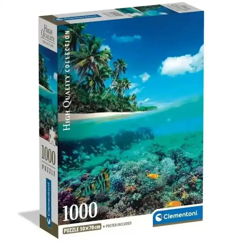 Nyaralás a szigeten 1000 db-os HQC puzzle poszterrel - Clementoni Vedd meg most