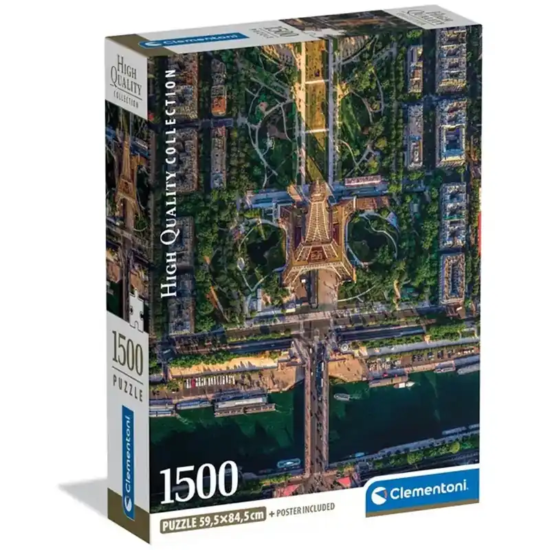Párizs felett HQC 1500db-os compact puzzle - Clementoni Csak ma