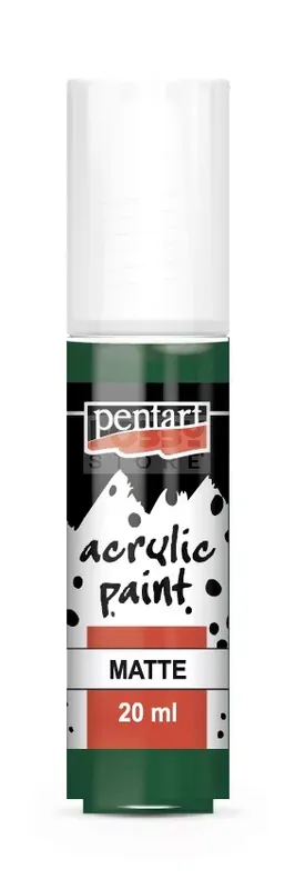Pentart matt akrilfesték - fenyőzöld 20 ml Akciós ár