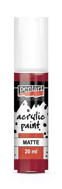 Pentart matt akrilfesték - vörösbor 20 ml Ne maradj le