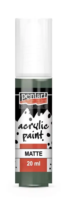 Pentart matt akrilfesték - kekizöld 20 ml Gyors kiszállítás