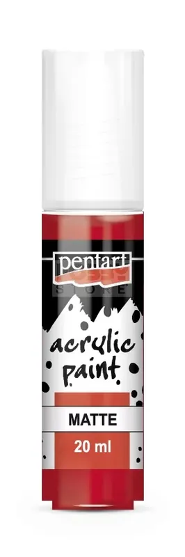 Pentart matt akrilfesték - rúzspiros 20 ml Alacsony ár