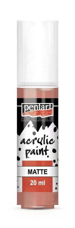 Biztonságos fizetés Pentart matt akrilfesték - korall 20 ml