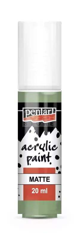 Biztonságos vásárlás Pentart Matt vintage zöld színű akrilfesték - hobbi festék 20 ml 20973