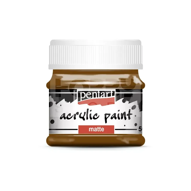 Pentart matt akrilfesték - gesztenye 50 ml Prémium