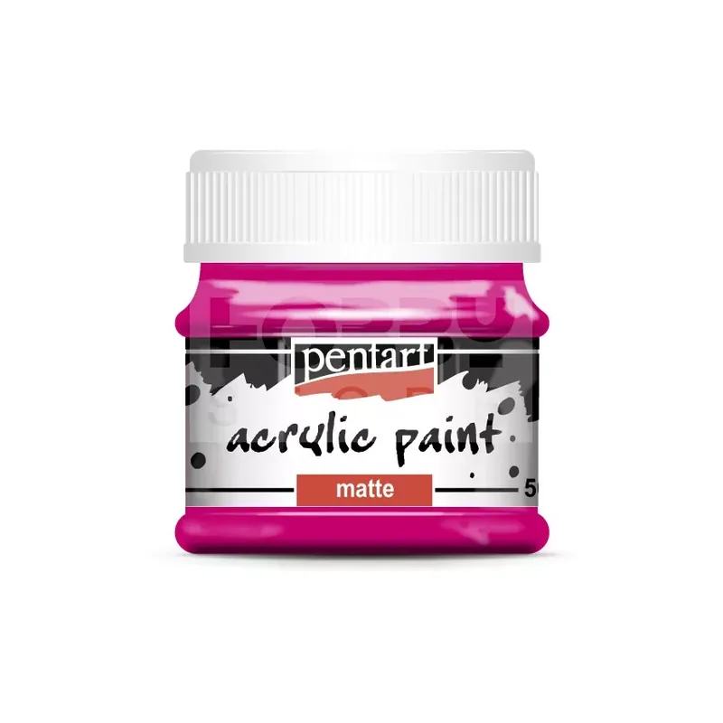Azonnal elérhető Pentart matt akrilfesték - magenta 50 ml