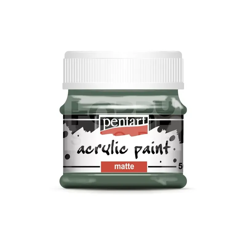 Akció Pentart matt akrilfesték - kekizöld 50 ml