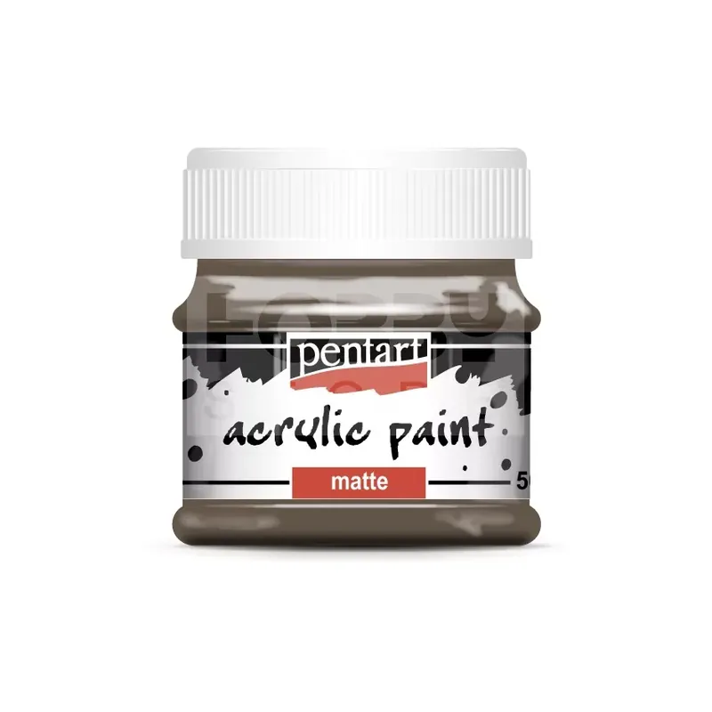 Különleges ajánlat Pentart matt akrilfesték - földbarna 50 ml