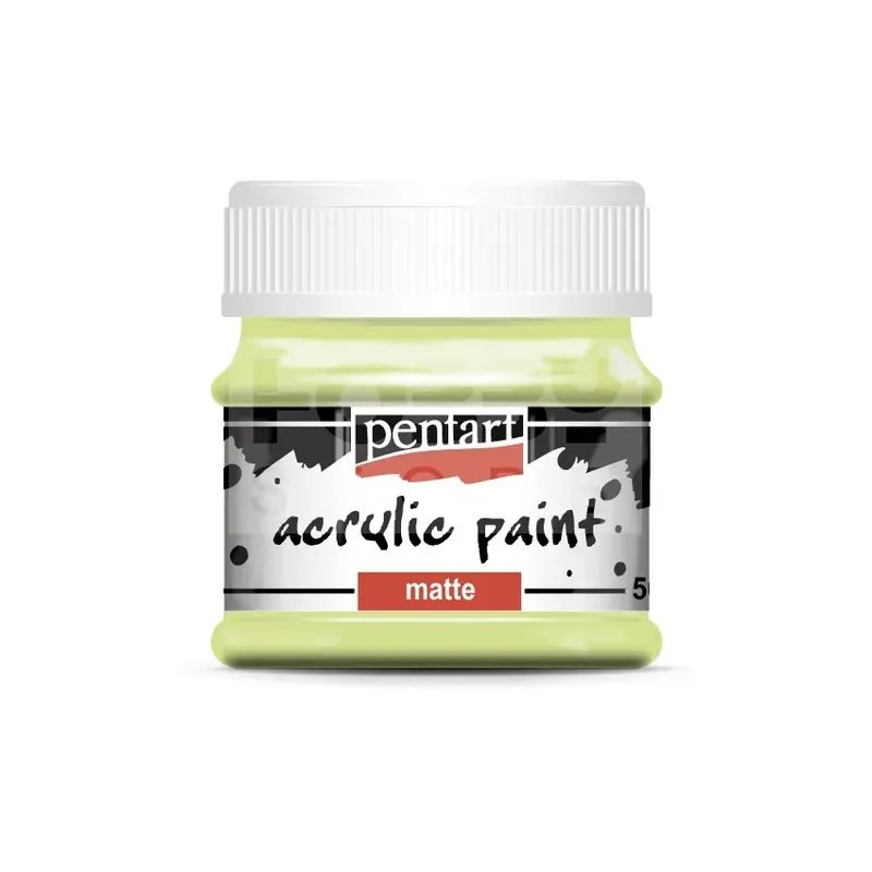 Gyors szállítás Pentart matt akrilfesték - limetta 50 ml